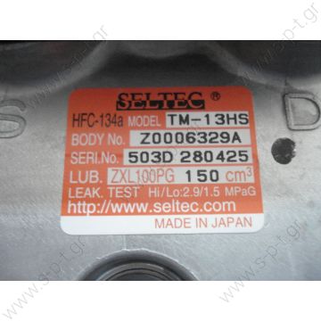 40430029 ΣΥΜΠΙΕΣΤΗΣ SELTEC TM13 118 PV8  24V  V-OR   TM 13 HD OR Rotolock Horizontal 24V Poly-V 8 - 