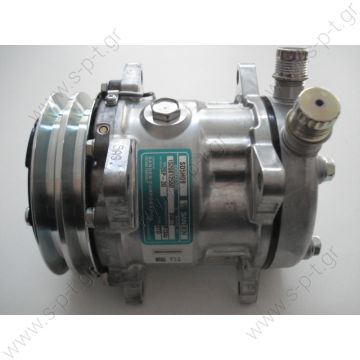 5073 SANDEN   ΚΟΜΠΡΕΣΕΡ A/C    SD5H09 5800049   SD508 24V   SANDEN   ΣΥΜΠΙΕΣΤΗΣ A/C     UNIVERSAL  SD5H09 / 5073     Pulley wheel diameter [mm]	125 Number of grooves	2 Connectors	7/8" x 3/4" Connectors orientation	Vertical Cover designation	FL - 