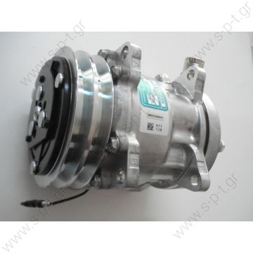 5073 SANDEN   ΚΟΜΠΡΕΣΕΡ A/C    SD5H09 5800049   SD508 24V   SANDEN   ΣΥΜΠΙΕΣΤΗΣ A/C     UNIVERSAL  SD5H09 / 5073     Pulley wheel diameter [mm]	125 Number of grooves	2 Connectors	7/8" x 3/4" Connectors orientation	Vertical Cover designation	FL - 