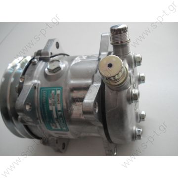 5073 SANDEN   ΚΟΜΠΡΕΣΕΡ A/C    SD5H09 5800049   SD508 24V   SANDEN   ΣΥΜΠΙΕΣΤΗΣ A/C     UNIVERSAL  SD5H09 / 5073     Pulley wheel diameter [mm]	125 Number of grooves	2 Connectors	7/8" x 3/4" Connectors orientation	Vertical Cover designation	FL - 