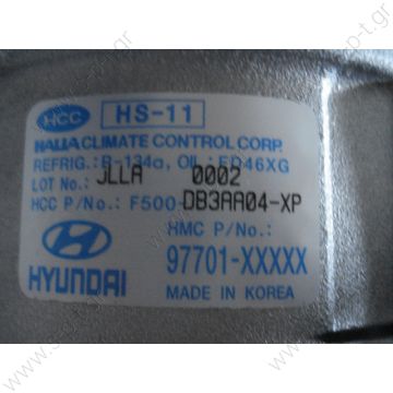 40440144  ΚΟΜΠΡΕΣΕΡ A/C     ΣΥΜΠΙΕΣΤΗΣ KIA PICANTO I   Compressors  Air Conditioning     KIA Picanto 1.0 / 1.1 Year: 04 04->OE 9770107100 - 9770107110  Compressor Type HCC HS-11    Number of grooves 4 Poly-V - 