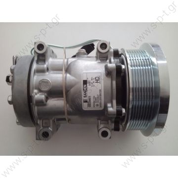 40405147  ΚΟΜΠΡΕΣΕΡ A/C   CATERPILLAR SANDEN SD7H15 24V PV8   U4769 CATERPILLAR, 24V 133MM 8PV R134A   OE: 1630872 - 3949671 - 4301 - 4769   CATERPILLAR SANDEN SANDEN 4355 Caterpillar OEM# 277-7245    CAT: 163-0872, 394-9671 Sanden model: 4769, 4301 - 