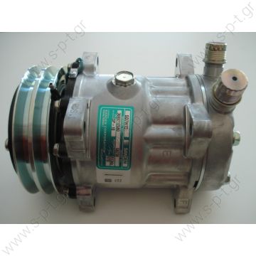 ΣΥΜΠΙΕΣΤΗΣ SANDEN SD7H15 132A2 24V V-OR  2-A, R134A VERT O-RING   AIR CONDITIONING COMPRESSOR SD7H15 4664   SANDEN YU-9079 for UNIVERSAL Fix R134a SD7H15 Description: DIAM N GOR	TENSION	CULASSE 132_A2	12	JD Corresponding OEM codes: 109617 D45080062 - 