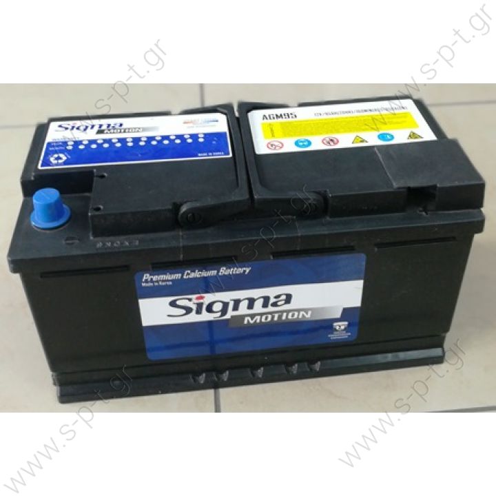 SIGMA ΜΠΑΤΑΡΙΑ 12V 95A 850A ΔΕΞΙΑ