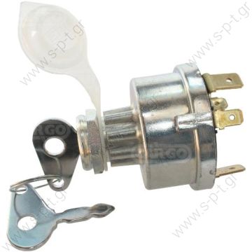 MF071BK-IGS0  Διακόπτης Προθέρμανσης – Μίζας Massey Ferguson      MASSEY MF265 IGNITION SWITCH  Digger Tractor Plant Ignition Switch + 2 Key For Massey Ferguson JCB LUCAS 35670              - 