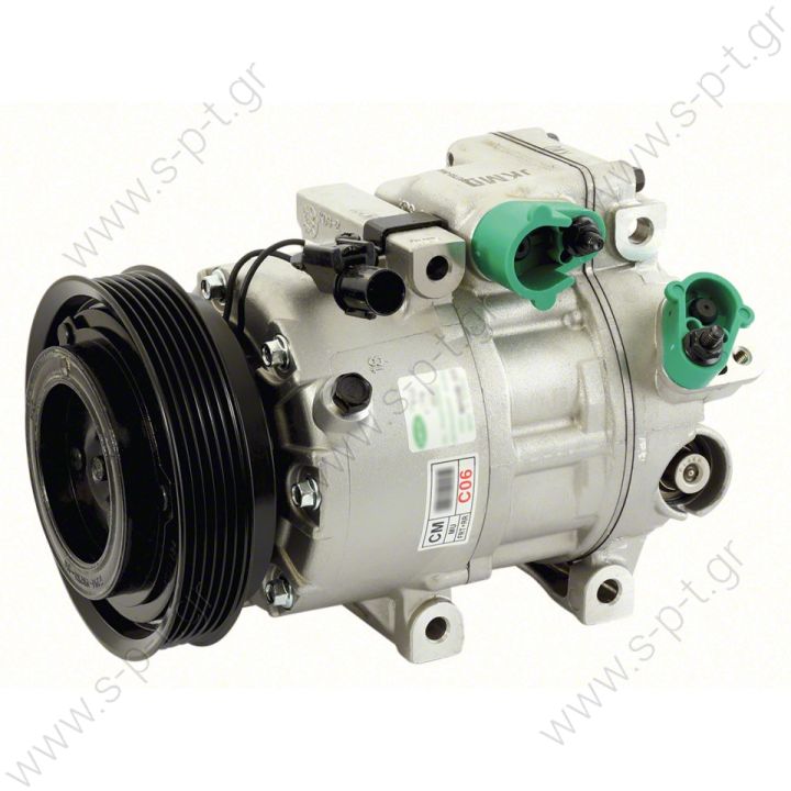 ΣΥΜΠΙΕΣΤΗΣ  HALLA    COMPRESSOR, HYUNDAI SANTA FE (CM) 07/07-10/09, 4 CYL 2.2TD HALLA VS18M 120MM 6PV