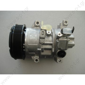 98740     DCP50120   DENSO ΚΟΜΠΡΕΣΕΡ A/C TOYOTA  DCP50120   TOYOTA AVENSIS DENSO 5SE12C    COMPRESSOR NEW OEM MAKE-MODEL TOYOTA AVENSIS 1.8-04.03-Com DENSO 5SE12C  TOYOTA AVENSİS AURİS OEM: 447180-5640 447260-1744,447260-1745,GE447260-1740 - 