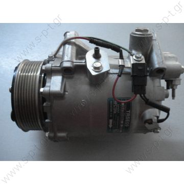 ΣΥΜΠΙΕΣΤΗΣ   COMPRESSOR, HONDA CIVIC(VTI-R) CRV(RD1) 10/95-12/01 4 CYL 1.6I/2.0I, HASDYS/SANDEN TRS090 106MM 4PV - 