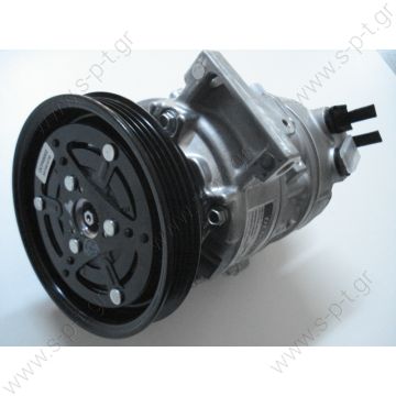 40440070 ΣΥΜΠΙΕΣΤΗΣ FIAT DOBLO, MAREA, STILO   DCP09002     FIAT Doblò 1.4 - 1.6 16v  5A0075000   46809223  51756195    71721739   71721740  5A0075000 Compressor A / C Denso 5SL12C-T; 120 mm; PV4; 12V; V45 °; Fiat Doblo; Marea; Stilo - 