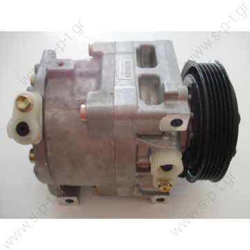 40440045  DCP09005, DENSO  ΚΟΜΠΡΕΣΕΡ A/C FIAT  FIAT PUNTO II   FIAT Punto II Serie 1.2i 8V-16V  592475600 46757168  447100-1560 Compressor A / C Denso SC08C; 120 mm; PV5; 12V; H / V45 °; Fiat Brava; Bravo; Palio; Punto; Siena; Strada; Lancia Y; DCP09005 - 