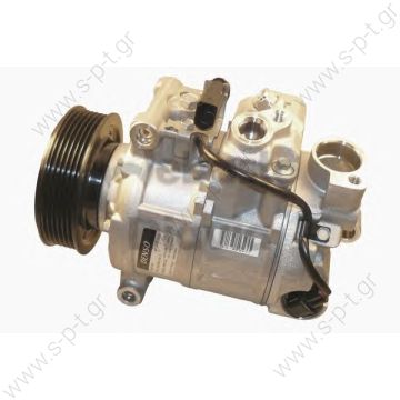 40440168   ΣΥΜΠΙΕΣΤΗΣ AUDI A6/A6 QUATRO 00-04   AUDI A6 III Serie 2.4 - 3.2 Year: 05 04->10 08   447190-4910      6 Poly-V   Denso 6SEU14C     OE 4F0260805D - 4F0260805F - 4F0260805K - 4F0260805Q - 