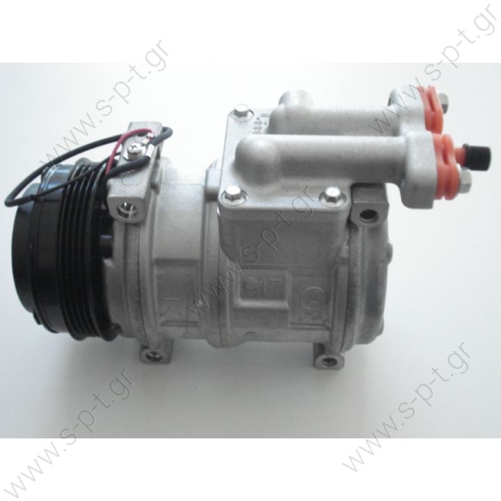 40440032 ΣΥΜΠΙΕΣΤΗΣ IVECO EUROSTAR, STRALIS, TRAKKER    Compressor  Denso    ND10 PA17 (99488569)     Model: ND10 PA17 | Poly clutch V 4 grooves | Diameter 115mm |    IVECO Stralis  OE: 500341617 - 500391499 - 504385146 - 99488569