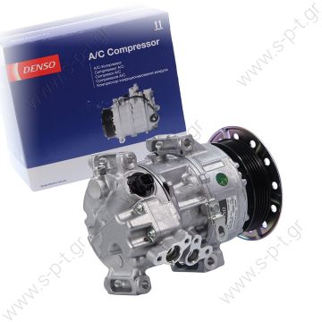 DENSO DCP50124, ΣΥΜΠΙΕΣΤΗΣ TOYOTA AVENSIS D4D DIESEL 2000     Compressor, air conditioning TOYOTA Wish Avensis 2.0 Compressor DENSO DCP50121, Compressor, air conditioning - 