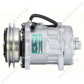 40450035  ΣΥΜΠΙΕΣΤΗΣ  IVECO Eurocargo COMPRESSOR, SANDEN, 7948-7H15 24V 135MM 1-A, R134A REAR TUBE-O - 