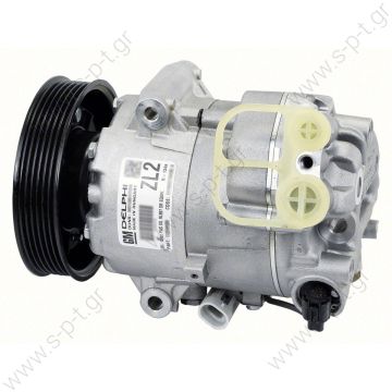 13250608 ΣΥΜΠΙΕΣΤΗΣ OPEL ASTRA J GM OPEL A16 XER    COMPRESSOR   DELPHI 13250608,CVC / CSP17     DCP20110 / TSP0155966 /   DELPHI TSP0155966, Compressor, air conditioning  OPEL ASTRA J	2009-... ASTRA Sports Tourer	2010-... MERIVA B	2010-...   - 