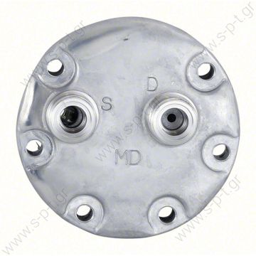 SANDEN SD7 404600037H13 / 7H15 -  ΚΑΠΑΚΙ SANDEN SD7 MD H-ROT HEAD, SANDEN, REAR TUBE-O 709, 7H13/15 R134A MD OE: 7402-9630 - 