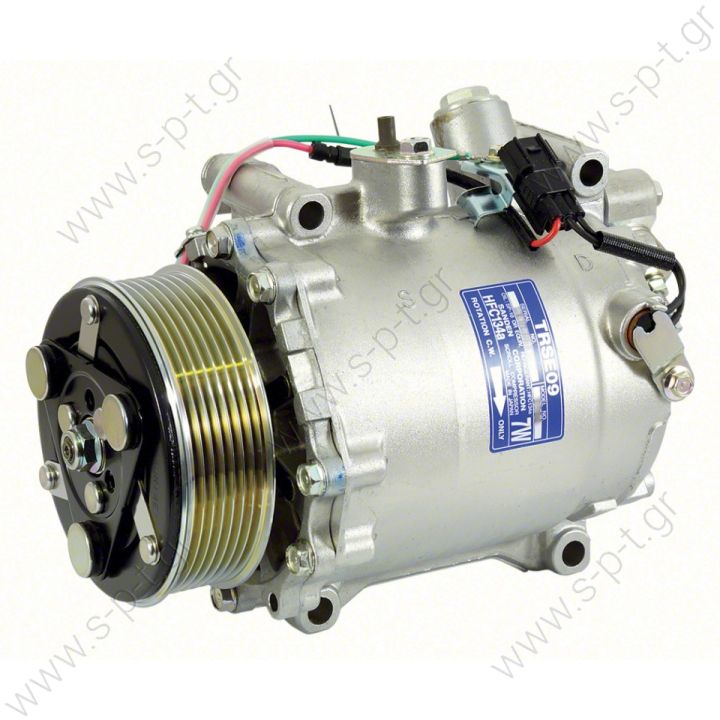 ΣΥΜΠΙΕΣΤΗΣ HONDA CRV 2.4 (2006)  COMPRESSOR, HONDA CRV (RE) 02/07-11/12 4 CYL 2.4I, SANDEN TRSE09A 37533 106MM 7PV Περιγραφή SANDEN TRSE09  ΚΩΔΙΚΟΙ ΓΝΗΣΙΟΥ ΑΝΤΑΛΛΑΚΤΙΚΟΥ = 38800-RZY-A010, 38810-RZY-A01  SANDEN = 3753