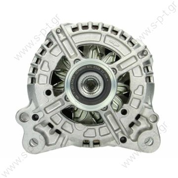 0124525530, BOSCH  ΔΥΝΑΜΟ 14V 140A VW GOLG VII, PASSAT, TOURAN, SKODA OCTAVIA    VW GOLF V 1.9/2.0TDi 140A 56PVF6 L  VW Bora Golf 4 1J Caddy Polo 9N 1.6 1.8 T 2.0 2.3 V5 2.8 V6 TDi 1.9 D SDI Original BOSCH 140A 0124525114 0124525530 03G903016B   - 