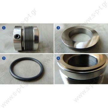 TK221100 THERMOKING ΣΕΤ ΣΤΥΠΙΟΘΛΙΠΤΗ 220878 - 220900 - 221100 - 42555283   TYPE: FRONT SHAFT SEAL KIT WITH O-RING STUFFING BOX X426/430    Seal Crankshaft Compressor X426/X430/X640/Scroll (R404a)     - 