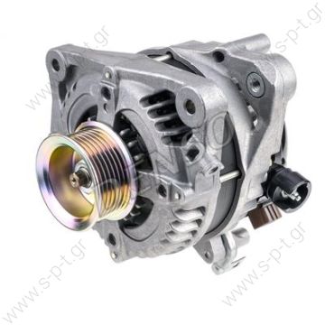 DAN1052 DENSO  ΔΥΝΑΜΟ  TOYOTA  RAV 4III 2.0 ESS (05 - .. 14V 100A 60PV    DENSO  DAN1052    12V 100A   ΔΥΝΑΜΟ   TOYOTA RAV4 ,2006 - 2012 TOYOTA  270600H200, 2706028330     27060-28330, 2706028330, 104210-4760, 1042104760,   100A, 12V, Pulley: 7SC, 4PIN - 