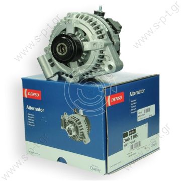 DAN1105, DENSO  104210-2420   DENSO ΔΥΝΑΜΟ LAND ROVER   ΔΥΝΑΜΟ  DISCOVERY/RANGE ROVER DENSO DAN1105 3.0sdv6 150a 2009-2013 DENSO DAN1105   ALTERNATOR DENSO  104210-2420  DISCOVERY IV 3.0D PVF6 [COM] 2009>  - 