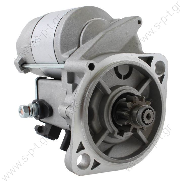 128000-1152 DENSO ΜΙΖΑ  Yanmar 3TNA72 John Deere 455 Mustang Komatsu 119620-77011 128000-1150   12V 1.0 Kw  Drive 11 Teeth 	Starter Motor Product Application:	Yanmar Various Equipment Replacing 128000-1150 Lucas LRS1360 Hella JS909 Yanmar / John Deere