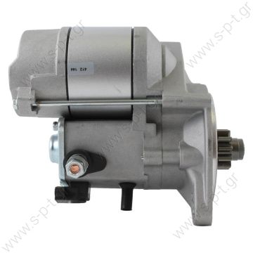 128000-1152 DENSO ΜΙΖΑ  Yanmar 3TNA72 John Deere 455 Mustang Komatsu 119620-77011 128000-1150   12V 1.0 Kw  Drive 11 Teeth 	Starter Motor Product Application:	Yanmar Various Equipment Replacing 128000-1150 Lucas LRS1360 Hella JS909 Yanmar / John Deere - 