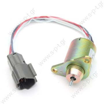 119653-77950  ΗΛΕΚΤΡΙΚΟ   ΣΒHΣΤΗΡΙ  12V   YANMAR JOHN DEERE   DIESEL ENGINE FUEL SHUT OFF SOLENOID FITS YANMAR JOHN DEERE  Stop Solenoid  OEM Part Number: 119653-77950 Model 1503ES-12S5SUC5S 1503ES125SUC5S SA 4921  Generator R55-7  R60-7  Shire MD7055N  - 