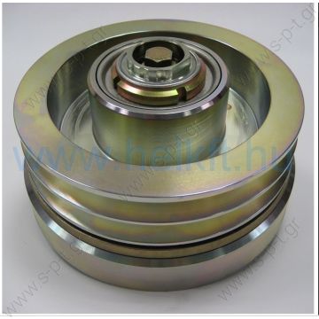 30.04.04.236 LINNIG, ΤΡΟΧΑΛΙΑ ΣΥΜΠΙΕΣΤΩΝ    LA16.0146Y Air Clutch 200mm-2xSPB  Clutch Assembly LA16.146Y Sutrak p/no 300404236  Description  sutrak part number 30.04.04.236 clutch assembly LA16.146Y c/w 24V coil 2SPB193 fits Caetano Levante Scania - 