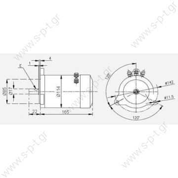 30552  ΜΟΤΕΡ  24V 1000W CIMA 1915  C.I.M.A  WINDLASS ENGINE TIGERS 24V 1000W CIMA 1915 30552     CIMA 24V 1200W ΜΟΤΕΡ ΔΕΞΙΑ ΑΡΙΣΤΕΡΑ       - 