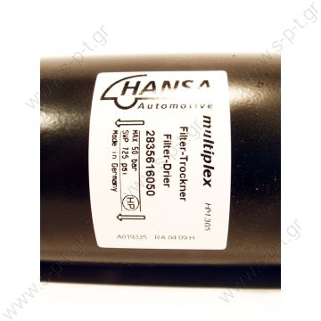 60652185 ΞΗΡΑΝΤΗΡΑΣ A/C  HM-305 (Oring)  ΦΙΛΤΡΟ ΑΦΥΓΡΑΝΣΗΣ    Hansa  O.R .135.616 / 835.616 Multiplex  HM305  ΦΙΛΤΡΟ ΥΓΡΟΥ HM305 7/8 OR-1  7/8UNF Multiplex o-ring D=75mm, L=232mm   H14-001-058 , 1101972B    Carrier/Sutrak Receiver Drier :24.06.95.013 - 