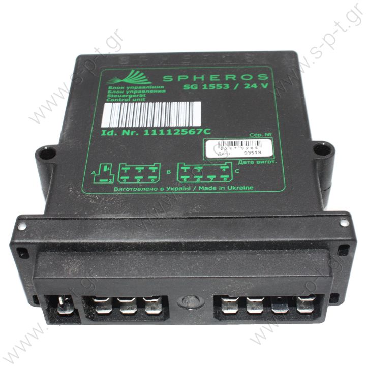 306.07B  WEBASTO  306.07B, ΠΛΑΚΕΤΑ  24v SG1553, 306.07B  9023418Α  Control Unit 11112567 Control Unit 24v - DBW SG1553