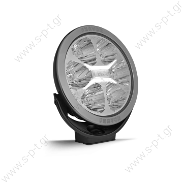 LUM2.51200 ΠΡΟΒΟΛΕΑΣ LED  12V-24V   WESEM FERVOR 180 LED LED driving lamp with chromed frame   driving light with parking light    High Beam FERVOR 086-LUM2.51200 LED 3000lm / LC25 180mm - 