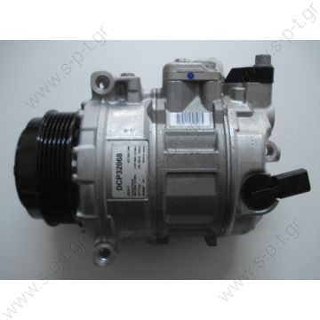 DCP32068 DENSO 7SEU17C  ΚΟΜΠΡΕΣΣΕΡ ΣΥΜΠΙΕΣΤΗΣ VW CRAFTER  VOLKSWAGEN : 2E0820803H   COMPRESSOR, VOLKSWAGEN CRAFTER  - 