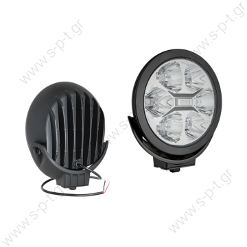 LUM2.51200 ΠΡΟΒΟΛΕΑΣ LED  12V-24V   WESEM FERVOR 180 LED LED driving lamp with chromed frame   driving light with parking light    High Beam FERVOR 086-LUM2.51200 LED 3000lm / LC25 180mm - 