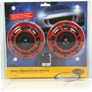 ΣΕΤ ΚΛΑΞΟΝ HELLA 003399803 Supertone 12V High Tone/Low Tone Twin Horn Kit - 