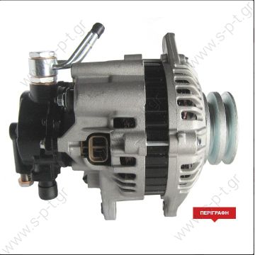 MD306649   MITSUBISHI  ΔΥΝΑΜΟ  12V 75A ΜΕ ΔΙΠΛΗ ΤΡΟΧΑΛΙΑ ΜΙΤSUBISHI L300     L200 2.5 T.D Δυναμό    A3T15099   Mitsubishi L200 diesel 90amp  Mitsubishi L200 K74 4D56 8V 2.5 TD 1997-2005 MD306649 - 