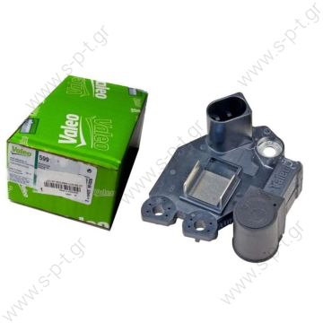 599233 VALEO ΑΥΤΟΜΑΤΟΣ  ΔΥΝΑΜΟΥ    50986 VALEO  Regulator VALEO 14V TG14C... # Valeo 599233  Valeo : 439792 , 440429 , TG14C019 .AUDI SEAT SKODA VW  New Valeo OEM Alternator Voltage Regulator 599211, 599233, W082-121N |       - 