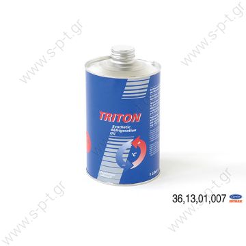 SE55  ΛΑΔΙ   BOCK ΣΥΜΠΙΕΣΤΗ  RENİSO TRITON SE 55 POE   36.13.01.007  Sutrak p/no 36.13.01.007 Description  compressor oil SE55 1 Ltr can, sutrak part number 36.13.01.007   TYPE: TRITON PAG 55 OIL - 1 LITRE TIN  36.13.01.007  Nr./Ref.: 09.11006.0007   - 