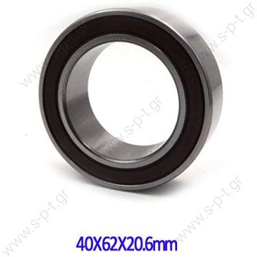 40BD6220.6 40x62x20.6mm   ΡΟΥΛΕΜΑΝ  Automotive Air Conditioning Compressor Clutch Bearing   AE Compressor Parts ::  Clutch Bearings   ND 10P / 6P ID 40mm / OD 62mm / HT 20.625/24mm - 