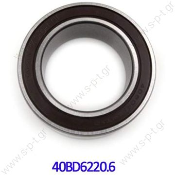 40BD6220.6 40x62x20.6mm   ΡΟΥΛΕΜΑΝ  Automotive Air Conditioning Compressor Clutch Bearing   AE Compressor Parts ::  Clutch Bearings   ND 10P / 6P ID 40mm / OD 62mm / HT 20.625/24mm - 