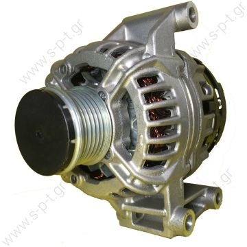 DAN1002, DENSO  ΔΥΝΑΜΟ  FIAT  VALEO 75A/14V FIAT PUNTO 1.3 JTD 16V (03-12)-PUNTO Van 1.3 JTD (03-05)-DOBLO MPV 1.3 JTD 16V (04-05)/LANCIA YPSILON 1.3 JTD (03-11) ΚΩΔ. 51718499 , 2542841C , TG8S012 - 