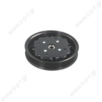 AE Compressor Parts ::  Clutch Assemblies Denso 7SEU16C Audi / VW 4PK 114mm  7SEU16C for AUDI A4 Pulley, bearing, rubber boot, Metal hub - 