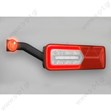 FA3 LC12 D14781 VIGNAL ΦΑΝΑΡΙ  ΟΓΚΟΥ  ΠΛΑΙΝΟ  LED   12/24V  ΤΡΙΦΩΤΟ  - 