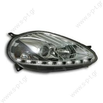 Fiat Punto 2009- Daylight Chrome φανάρια Fiat Punto 2009- Daylight Chrome φανάρια - 