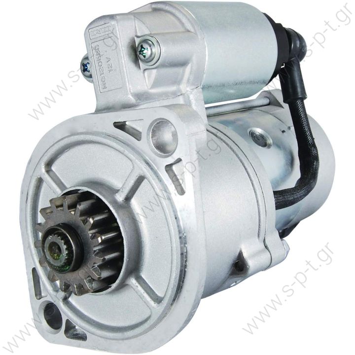 49729 MANDO ΜΙΖΑ YANMAR 12V 2.2kW z15 CW @ MD OSGR 12V 15T REPLACES HITACHI S13-41, S13-41A, S13-41B, S13-41C, S13-41D, S13-78, JOHN DEERE AM875415, AM876224, MANDO MG120558, PRESTOLITE 20513065, YANMAR 121254-77010, 121254-77011,