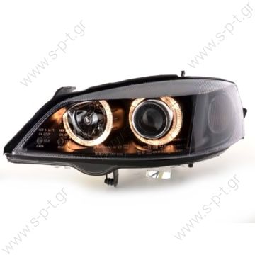 OPEL ASTRA G ANGEL EYES BLACK-ΜΑΥΡΑ ANGEL EYES BLACK OPEL ASTRA G 98-04  - 