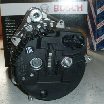 0124655097 BOSCH ΔΥΝΑΜΟ  MERCEDES BENZ  28V 100A reg 5F [WL-15-S-DFM]     0124655097, BOSCH ΔΥΝΑΜΟ MERCEDES ATEGO/ACTROS    28V, 100A,   0986048110, 121546702 - 