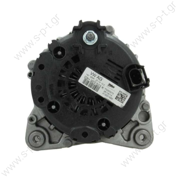 FGN23S073  VALEO OEM 12V 230A ΔΥΝΑΜΟ   PORSCHE CAYENNE 3.0L 2014 958-603-121-AX     03H903023KX 439856 958603121X   958-603-121-AX     958-603-121-AX   VALEO NEW Alternator PORSCHE CAYENNE 230A 2X2P PVF - 