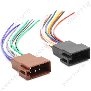 ISO ISO   ISO-SONY 18P ΦΙΣΑ ΚΑΣ/ΝΟΥ AYT/NHTOY     Adaptor cable for car radio - 